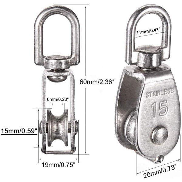 12 stk 15MM remskiver, sett