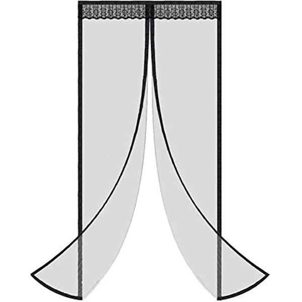 Mygg- og fluesikker dørgardin, magnetisk mesh
