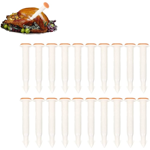20 stk kalkuntimere, popup-matlagningstermometer for ovn