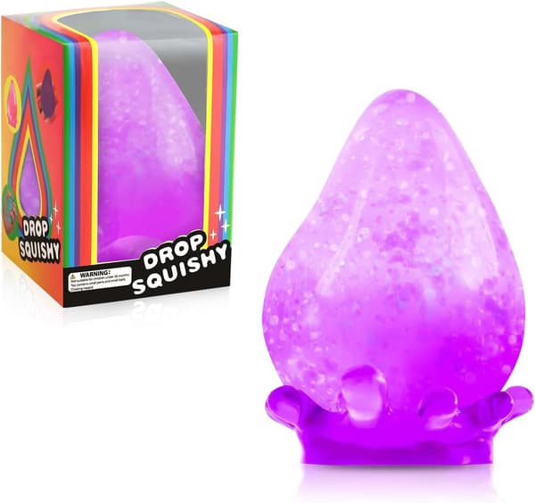 Terning anti-stress Squishy Drop, malt sukkerkugler til børn, lindrer angst.