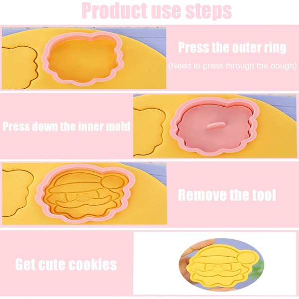 Jul Cookie Cutter - 8 delar 3D-form