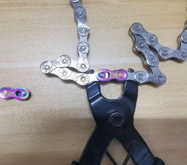 4 par cykelkædeled 9-gears genanvendelig stålkædeled