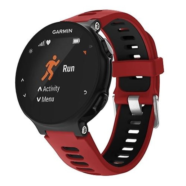 Smart Watch Silikonurrem til Garmin Forerunner 735xt OIM Red