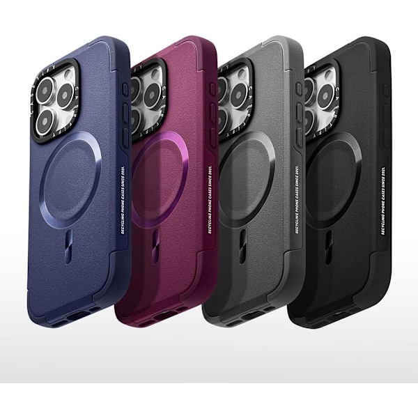 Force Case for iPhone 16 Pro Max [Slank / 2 m Fallbeskyttelse (3X Militær Standard) / Kompatibel med Magsafe] - Svart Svart iPhone 16 Pro Max