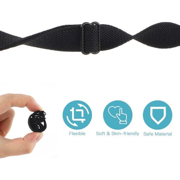 Justerbar elastisk klokke kompatibel med Fitbit Inspire 2/