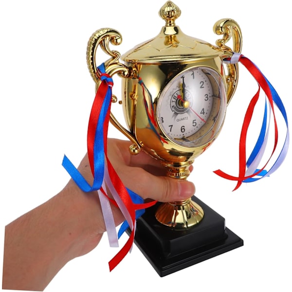 1 st barnpokal - stil klocka bordsklocka unik klocka skrivbordsalarmklocka blandad färg blandad färg