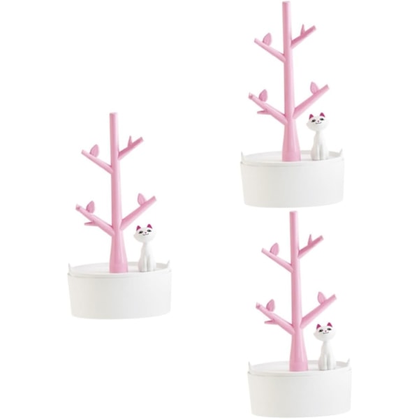 3 st örhängen display hylla örhängen studs örhänge display rack örhänge stud hålla stativ katt smycken arrangör smycken display rack örhängen galge