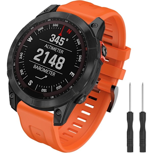 26 mm myk klokke for Fenix ​​7X/6X/5X og mer