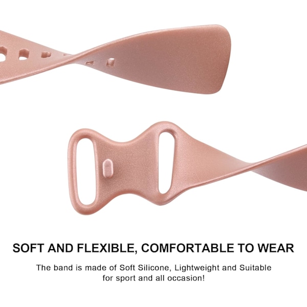 Bløde silikone remme til Fitbit Versa 3/Sense