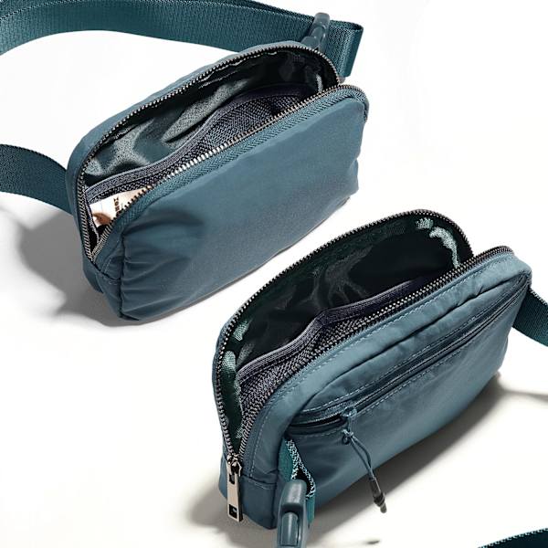 Unisex Mini Bältesväska med Justerbar Rem Liten Midjeväska