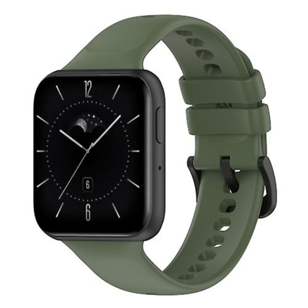 För Oppo Watch 3 Mjuk Silikon Armband XSQ Green