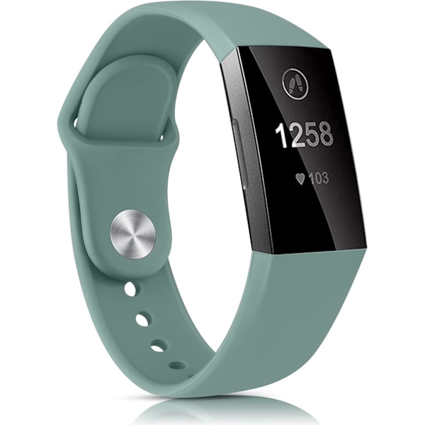 Bløde silikone remme til Fitbit Charge 3/4 - Udskiftning af sportsarmbånd