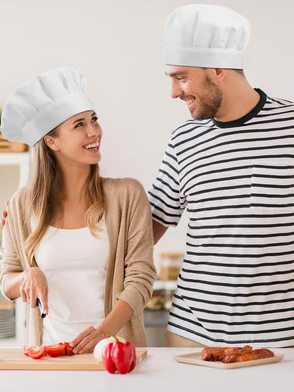 9 stycken kockmössor justerbar matlagningsmössa elastiska köksbagarmössor för vuxna