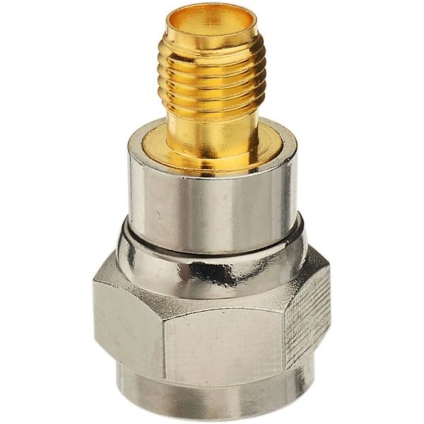 FM DAB+ antenn-adapter F-hane till SMA-hona