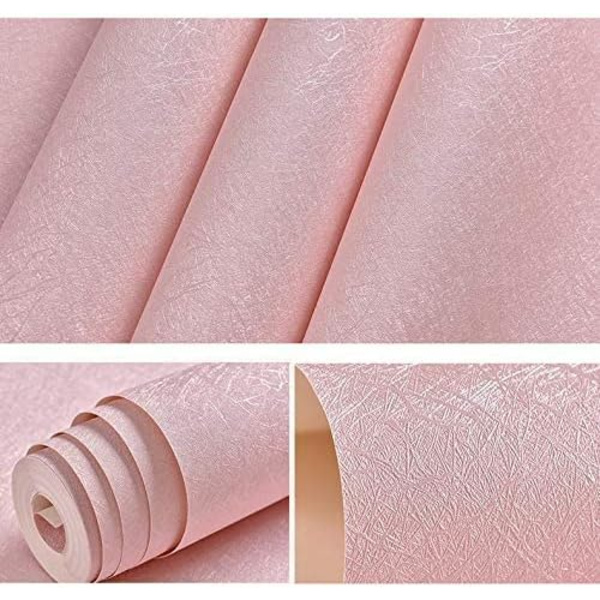 Silke Pink Peel and Stick Tapet (15,7 tommer x 118 tommer)