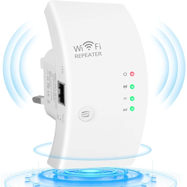 WiFi-vahvistin, 300 Mbit/s / 2,4 GHz, kaikille WiFi-reitittimille