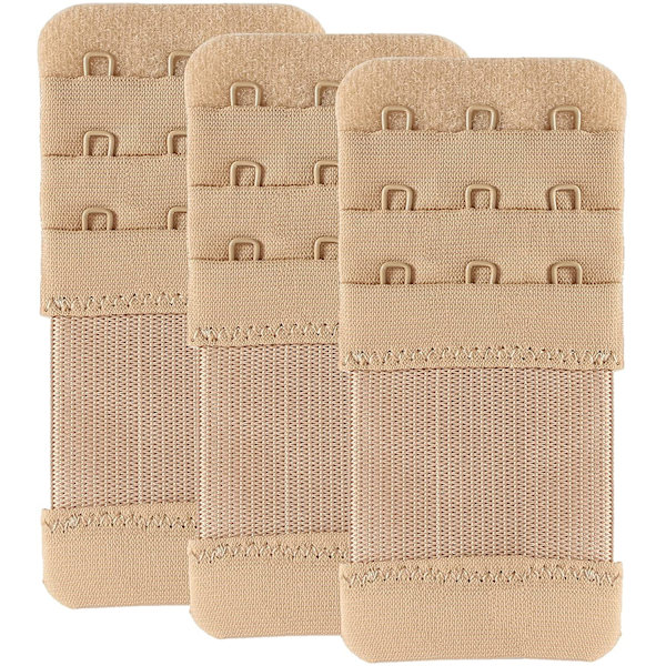 BH-förlängare 3 krokar - Elastisk stretchig bandförlängning (3st)