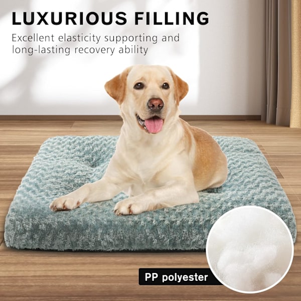 Hundeseng Mat. Hundeseng Crate Pad Kattemadras Blød Fluffy Pet Bed