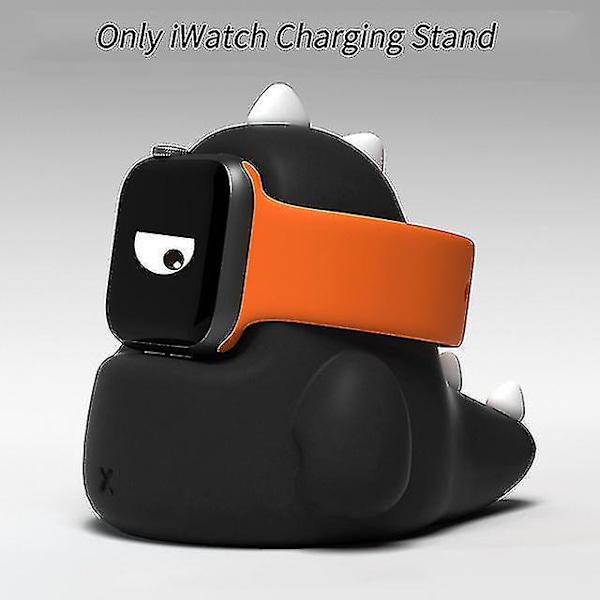 Dinosaur Iwatch-opladerstativ, Dinosaur Iwatch-opladerdock, holdbar silikoneholder C