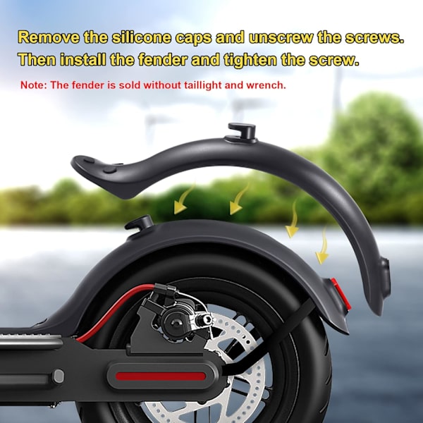 Scooter Bakre Stänkskärm för Xiaomi M365/ M365 Pro