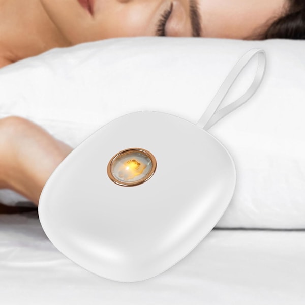 Vibrationsväckarklocka under kudden Baery-driven vibrerande sängvibrator med 2 larm Tyst sängvibrator väckarklocka med LED-display 3-nivå vit