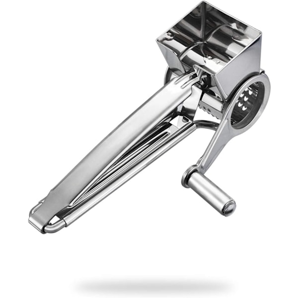 Multipurpose Rotary Cheese Grater with 1 Stainless Steel Handheld