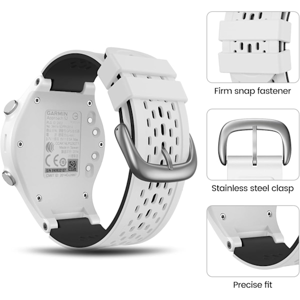 Två-i-ett färgband för Garmin Approach S2/S4, Silicone Starp
