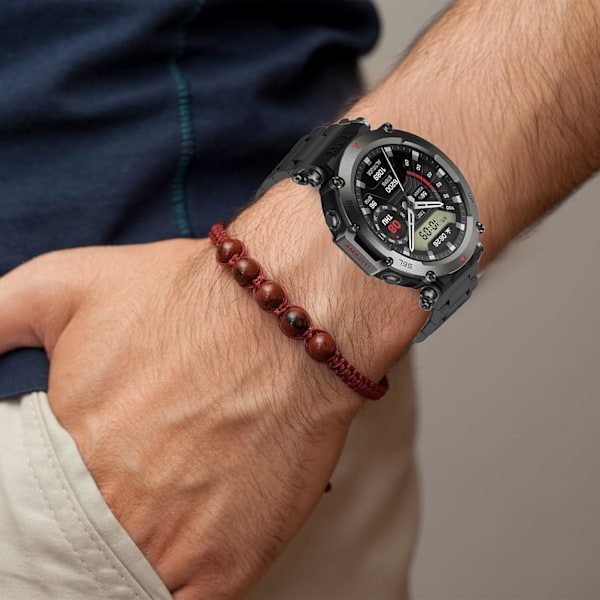 Reservedeler til Amazfit T-Rex Ultra, justerbar forretningsstil i metall, solid rustfritt stål hurtigutløserstropp for