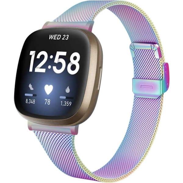 Kompatibel med Fitbit Versa 3/ Sense Bands, Versa3/ Sense Stainless