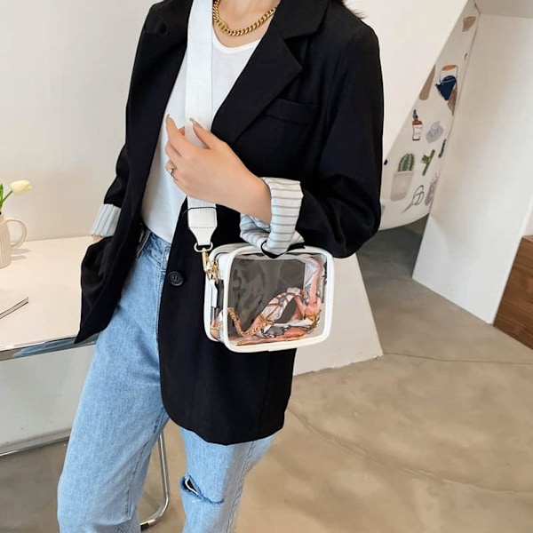 Genomskinlig väska Godkänd Clear Purse Concert Clear Crossbody