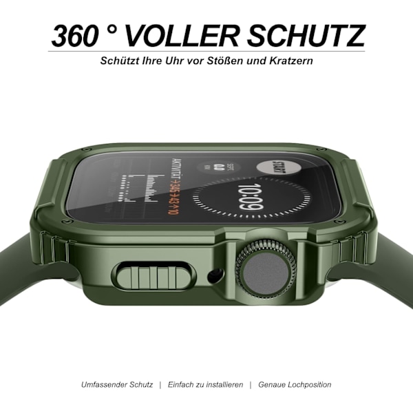 Kompatibel for robust Apple Watch Case 38Mm Series 3/2/1 med skjerm