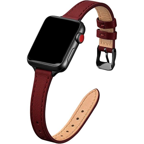 Små læderremme, der er kompatible med Apple Watch Band 38 mm