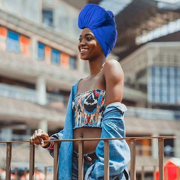 Stretch Jersey Turban Hodeplagg, Urban Hårplagg Sjal