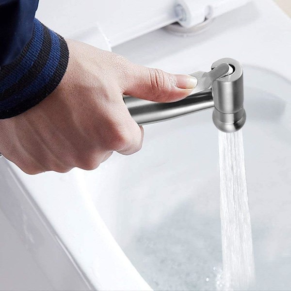 Bidet Sprayer - Rustfritt stål toalett sprayer med krok for personlig hygiene