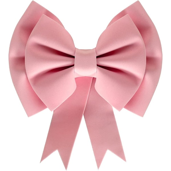 8 tum rosa rosett 3D inslagning rosetter ingen montering för krans Alla hjärtans dag present