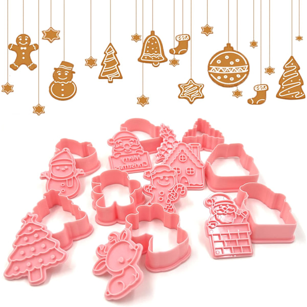 Julekakeformer: 8 Santa-formede kakeformere for barn