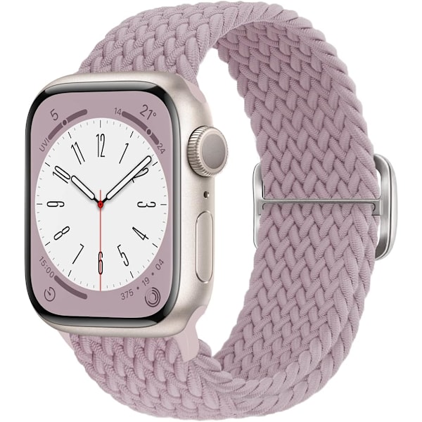 Justerbar betald Solo Loop kompatibel med Apple Watch Band 38 mm