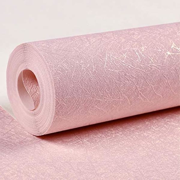 Silke Pink Peel and Stick Tapet (15,7 tommer x 118 tommer)