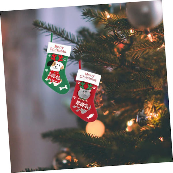 1 Stk Julstrumpor Julstrumpor Barn Julstrumpor Barn Julgodisstrumpor Julstrumpor Ornament Julgransprydnad Present