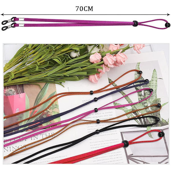 6 stk. Brille Snore - Justerbare Universelle Brille Remme