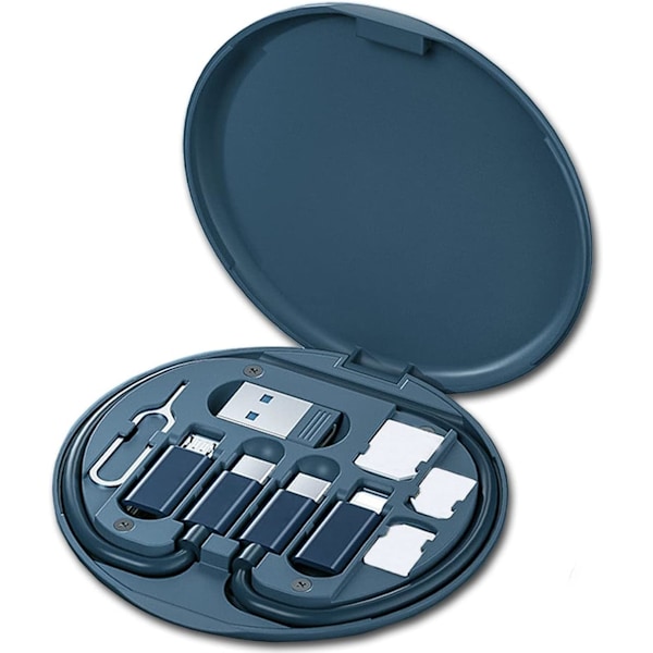 Kabelsett for multi USB-ladeadapter. USB C til belysning