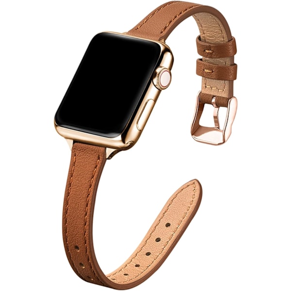 Smala læderremme, der er kompatible med Apple Watch Band 38 mm
