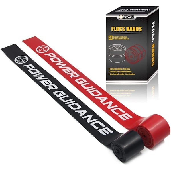 Muscle Flss  - Cmpressin  - Mbility & Recvery  - fr Imprving Mvement, Increasing Circulatin & Reducing Sreness Black and Black and Red Combo