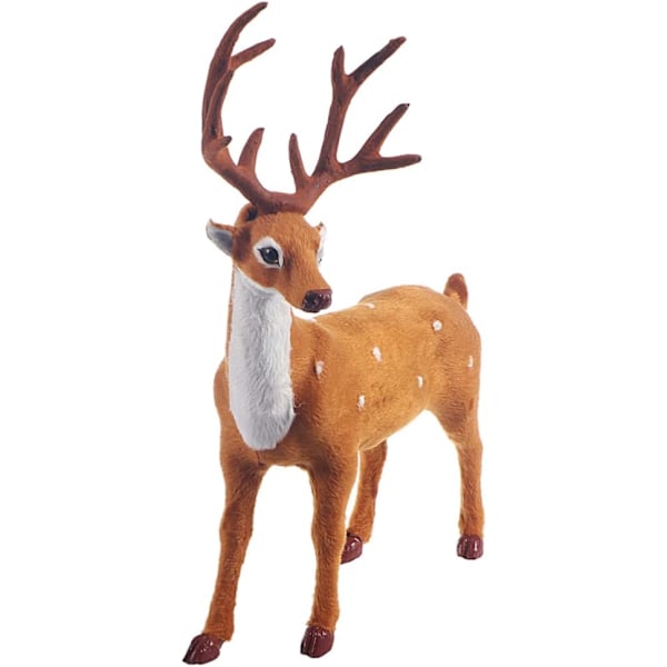 Julälg Dekor Tårta Goblincore Rum Decor Fönster Jul Hjort Älg Rekvisita