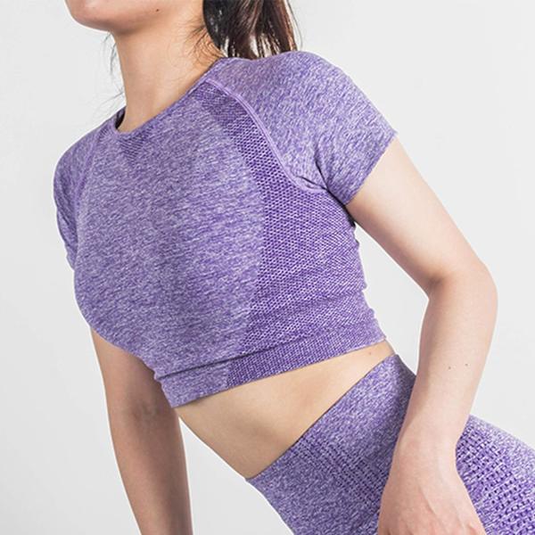 Korte ærmer til kvinder, træningstoppe med lange ærmer, sports-T-shirts