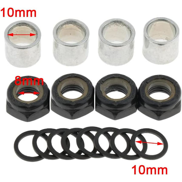 Skateboard Truck Rebuild Kit - Lejer og tilbehør