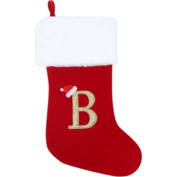 Juldekoration Jul Julgåvor Jul Alphabet Ornament Julstrumpa Julstrumpa Gåva Godis Kläder Karaktär