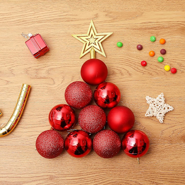 40 st/4 set 2,36 tum julgranskulor krossäkra ornament små jul