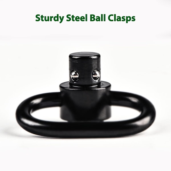 Picatinny Slingfäste 2PCS - 360° Rotationsfäste för 2-punktsrem