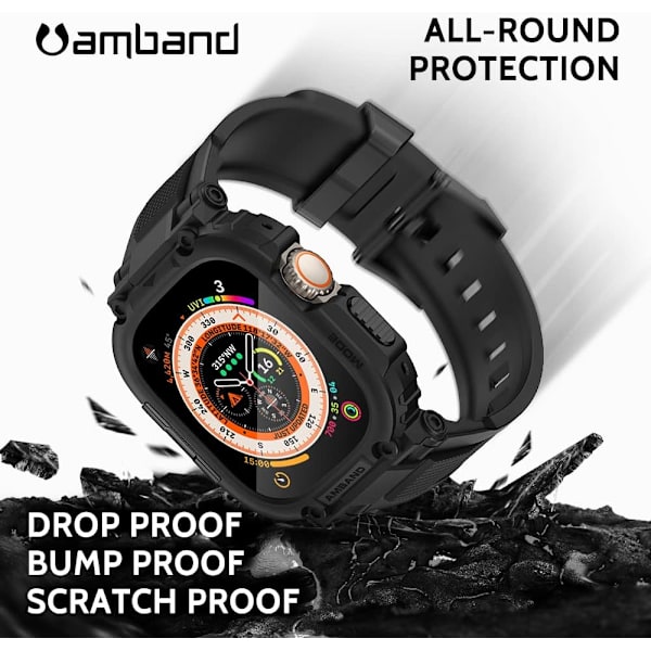 Bands Case Skärmskydd Kompatibel med Apple Watch